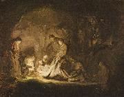 Rembrandt, Grablegung Christi
